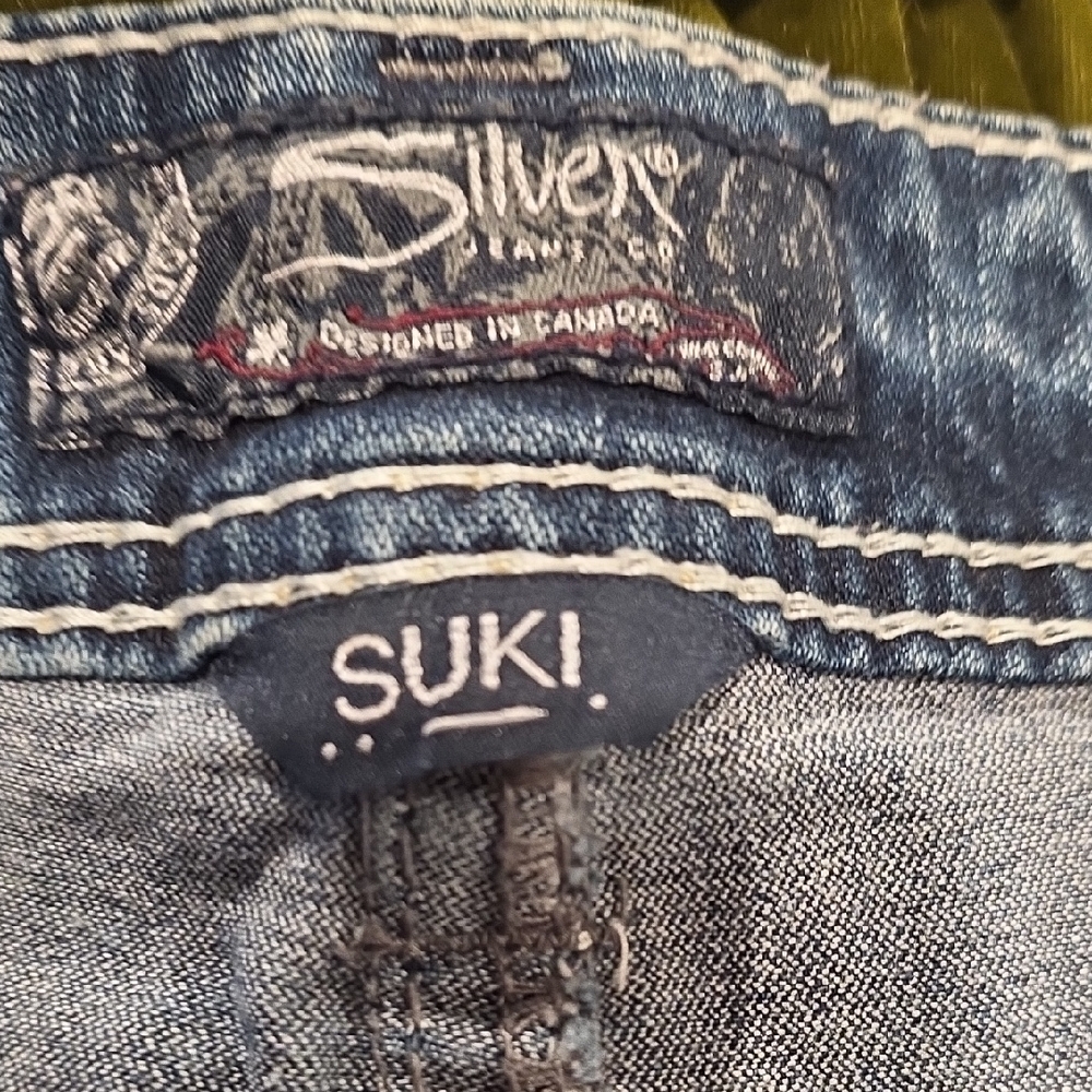 Silver Jeans Suki Skinny Jeans - Dark Wash Blue